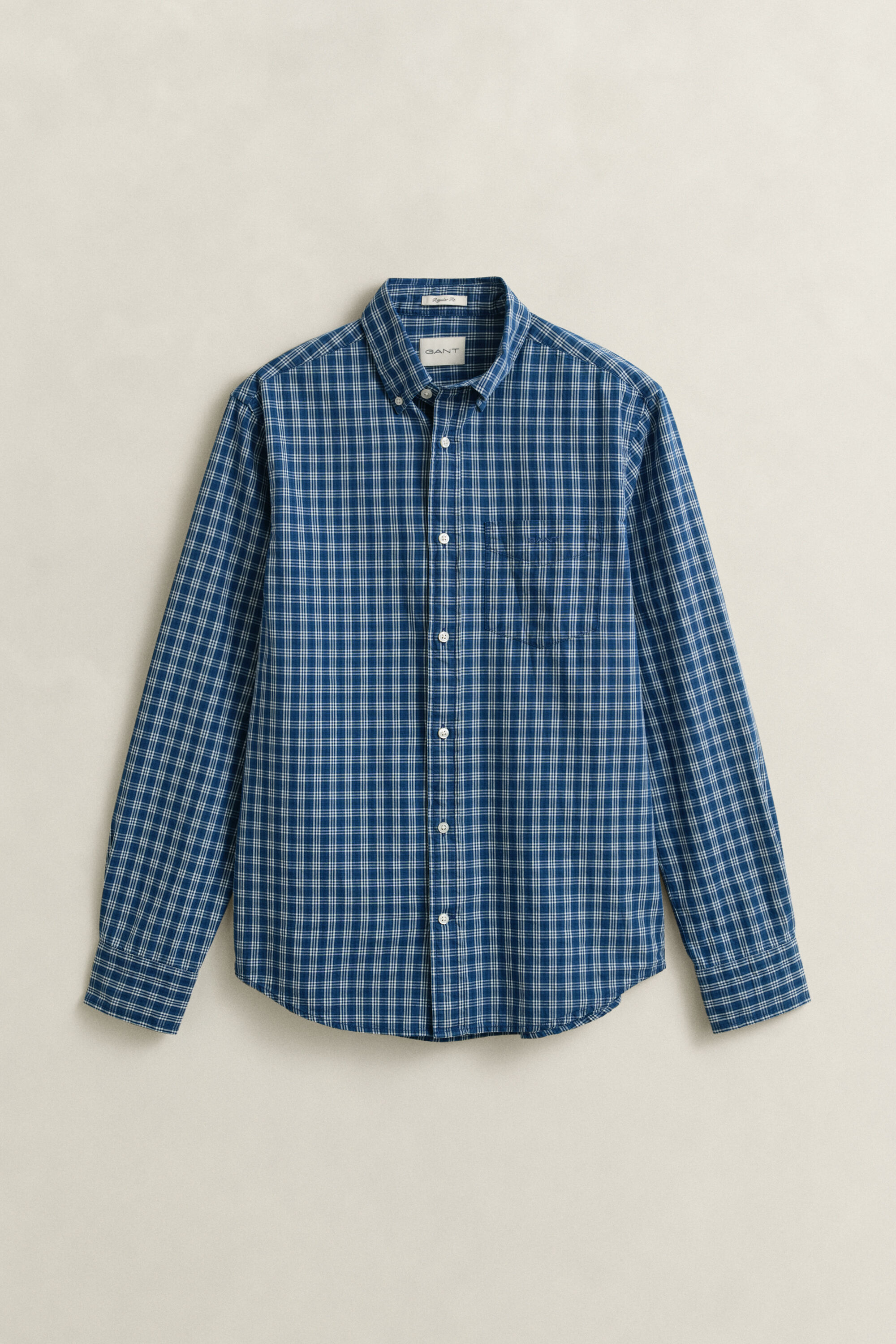 Camicia a quadri Indigo