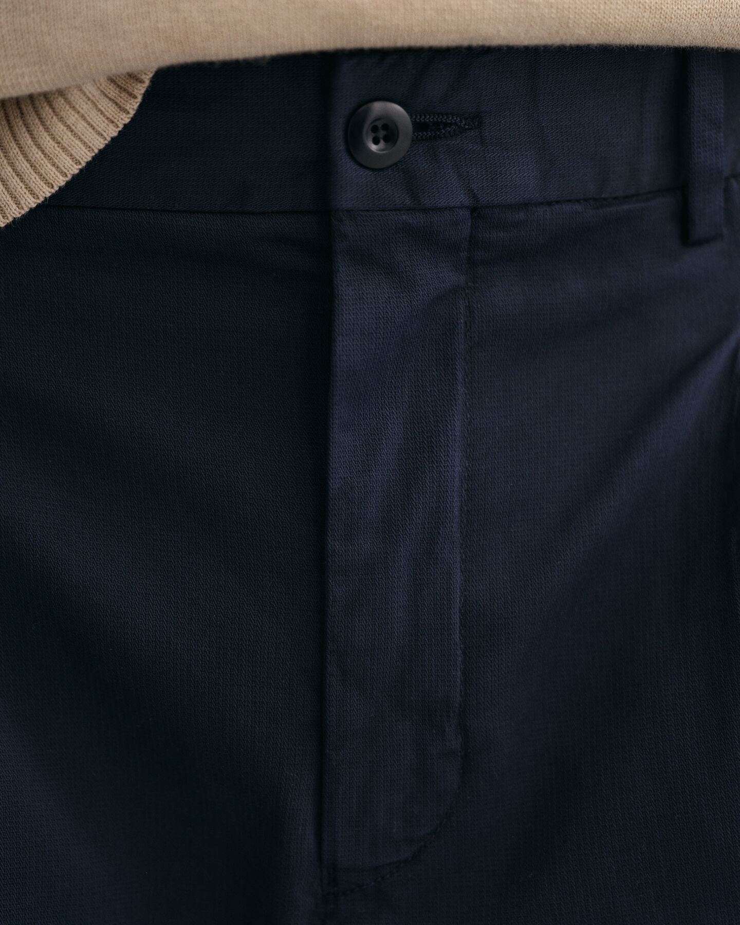 Pantaloni da abito affusolati in cotone relaxed fit