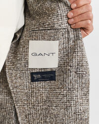 Blazer in maglia a quadri