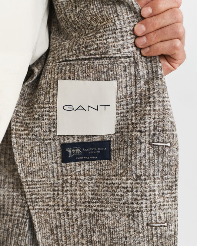 Blazer in maglia a quadri