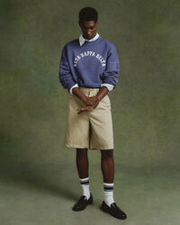 Pantaloncini chino in twill di cotone relaxed fit