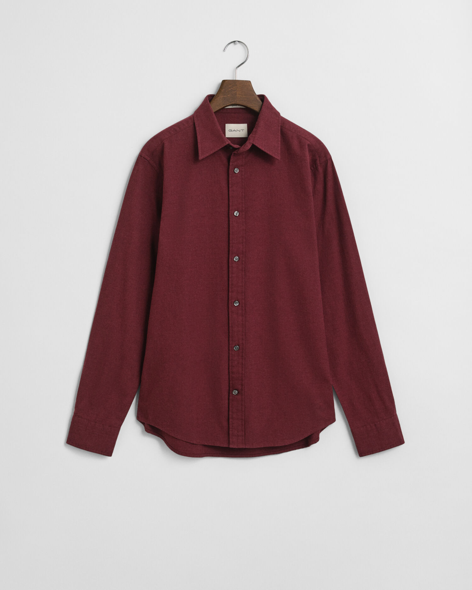 Camicia in flanella mélange regular fit