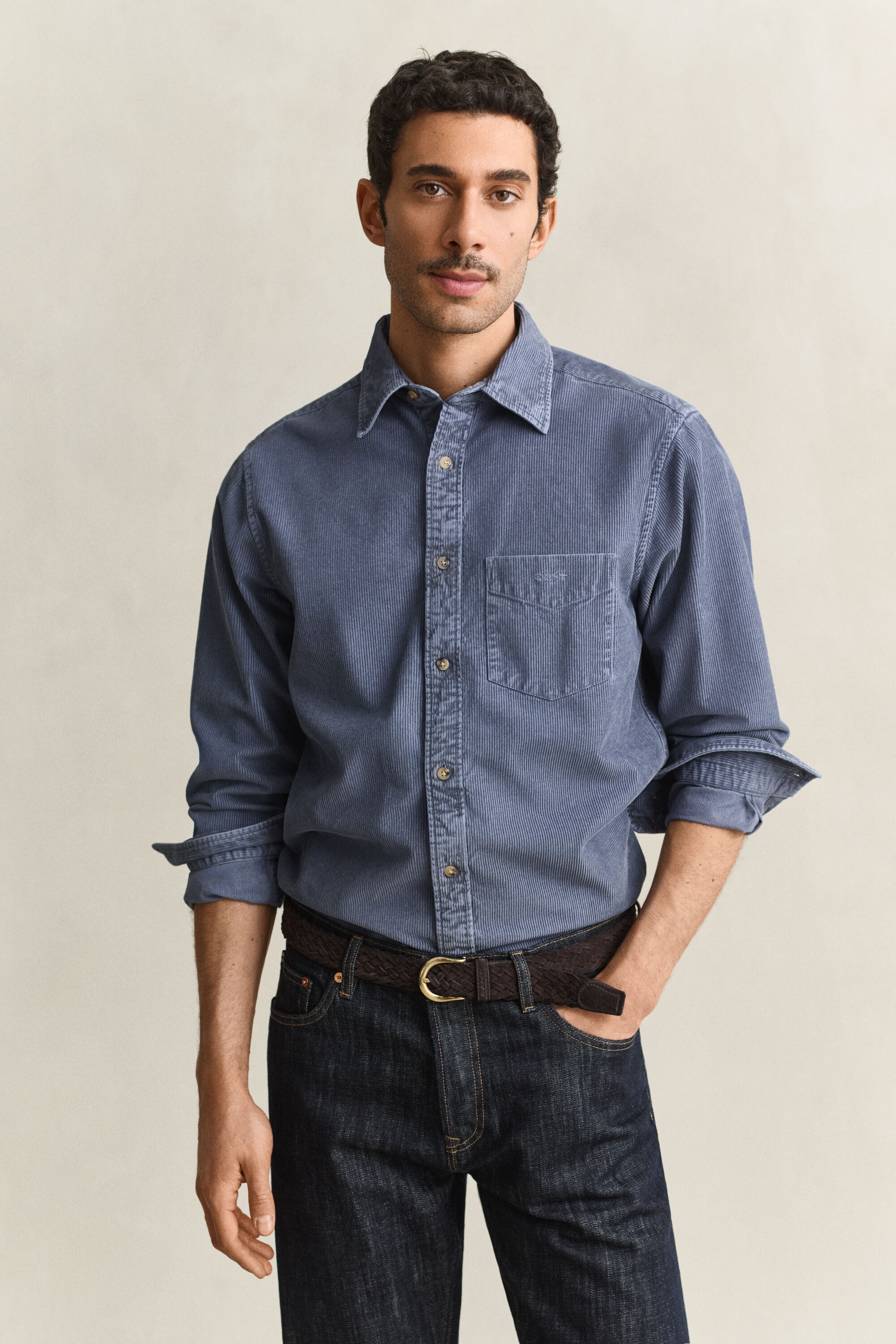 Camicia in velluto a coste