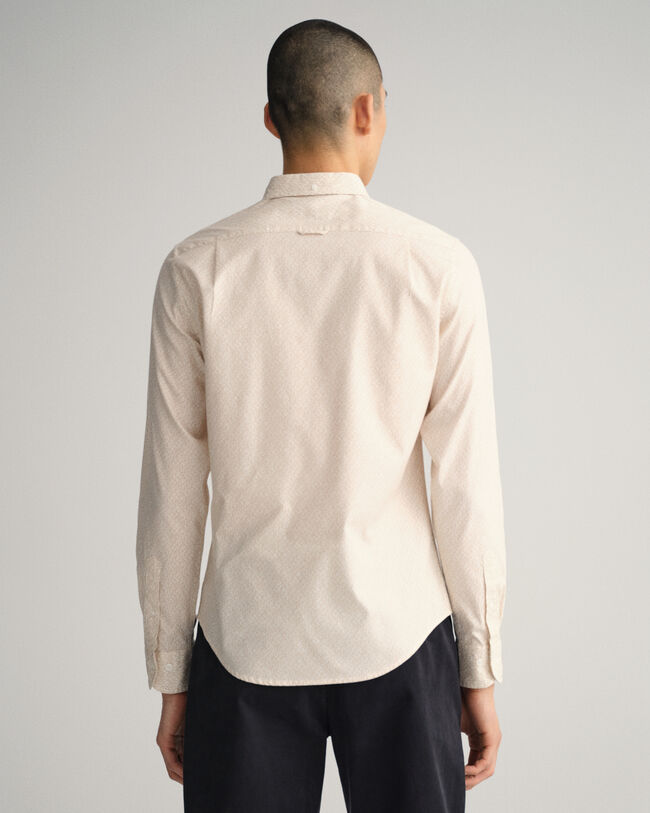 Camicia Oxford Paisley slim fit