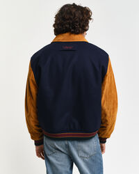 Mix GANT Varsity Jacket in lana e camoscio