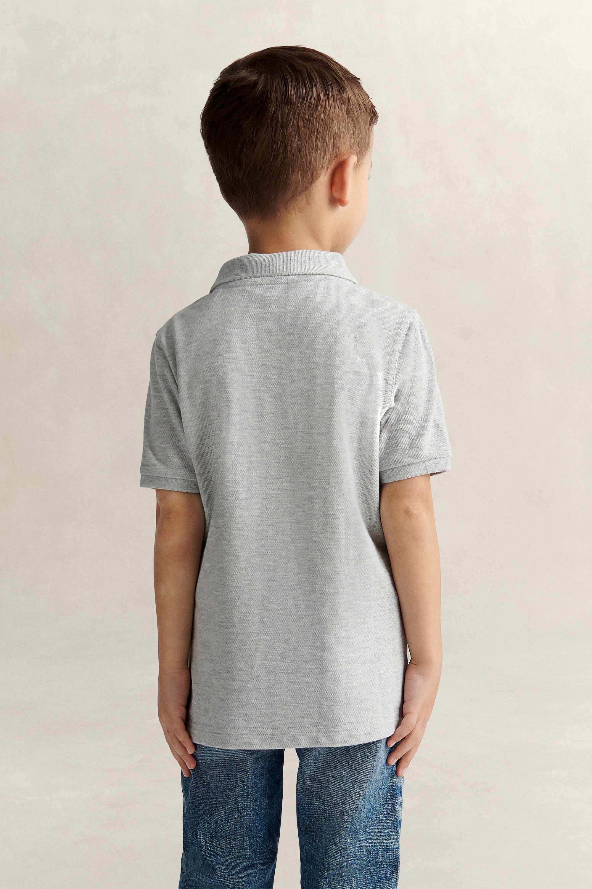 Polo Shield in piqué Kids