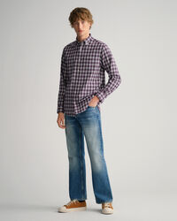 Camicia a quadri in flanella regular fit