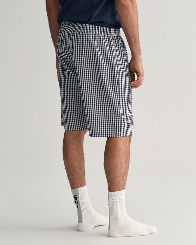 Gingham Checked Pajama Shorts