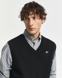 Piumino smanicato in cotone classico