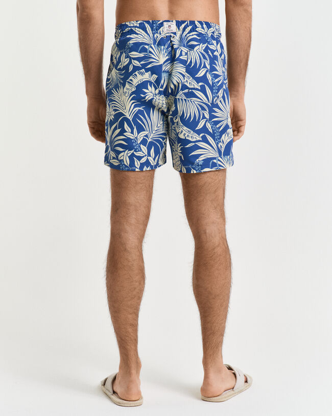 Pantaloncini da bagno con stampa tropicale