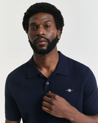 Polo in cotone Textured
