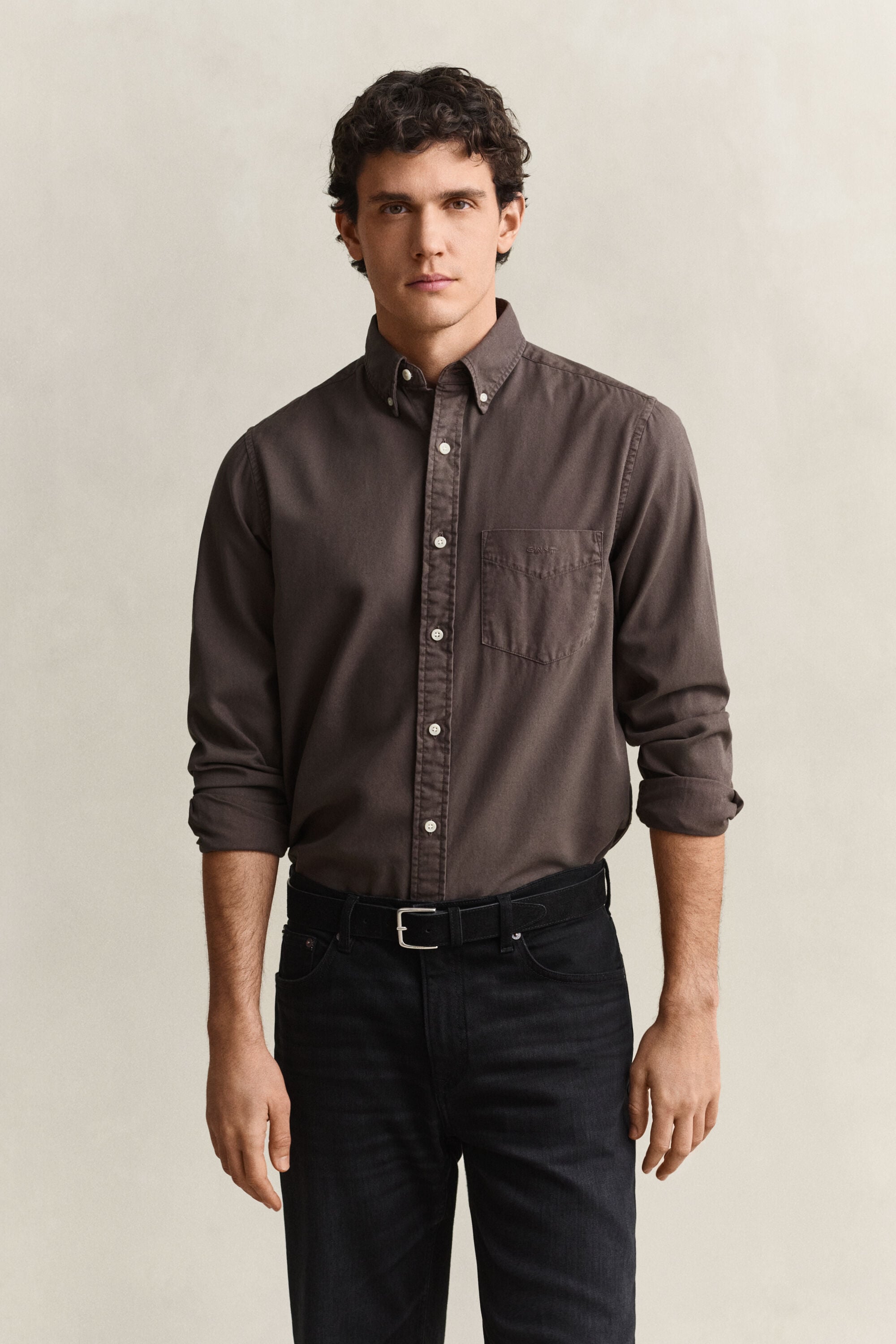 Camicia in twill regular fit