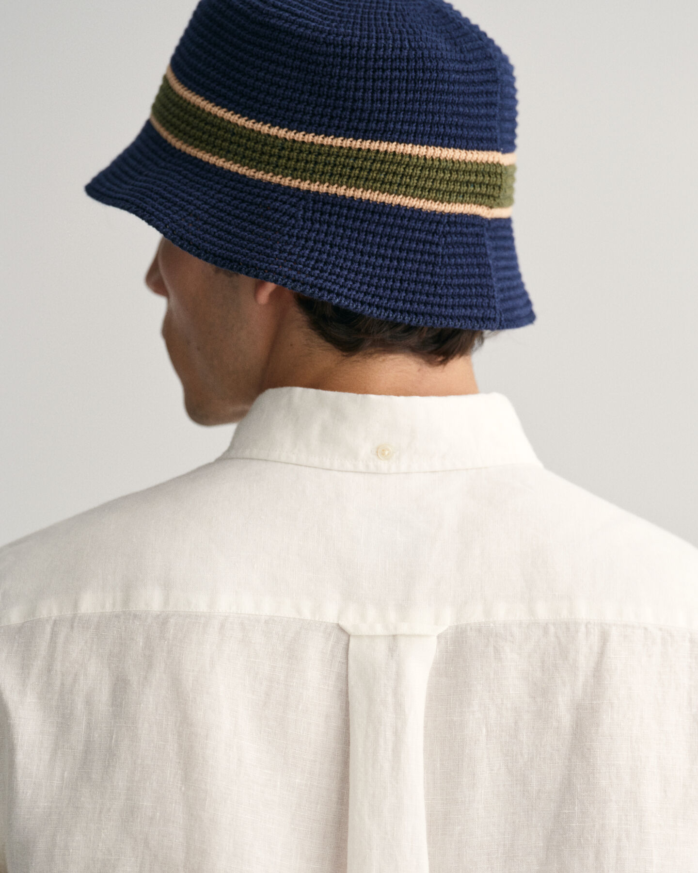 Camicia di lino maniche corte regular fit