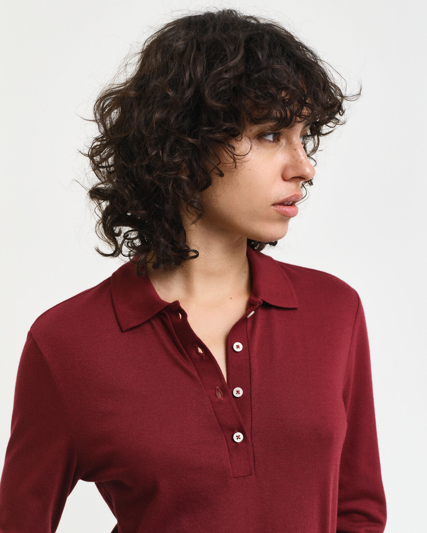 Polo maniche lunghe senza cuciture