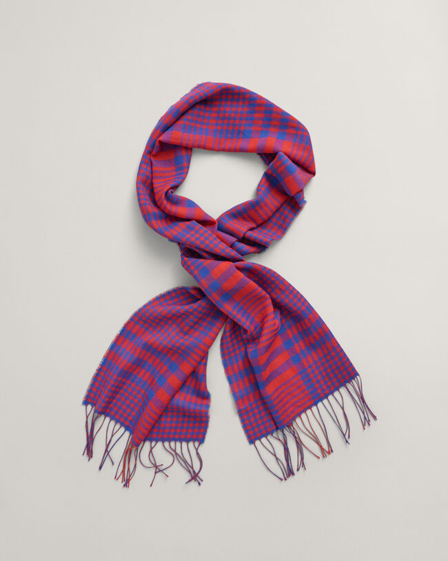 Sciarpa in lana Merino a quadri