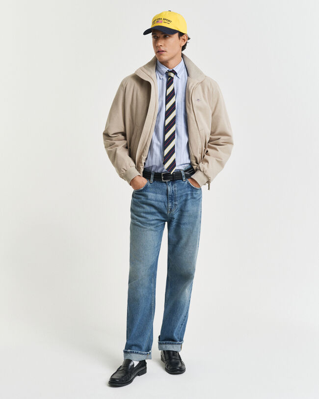 Camicia Oxford classica a righe regular fit