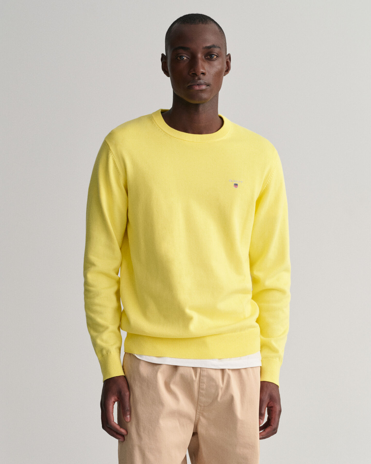 Maglia girocollo in cotone Classic