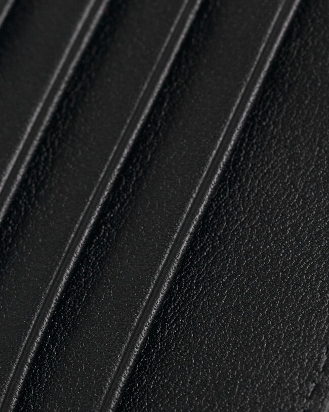 Porta carte di credito in pelle con zip