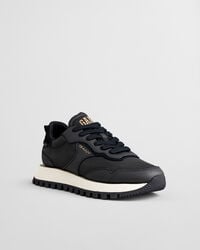 Sneakers Caffay in camoscio e raso