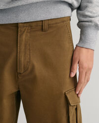 Pantaloni cargo in twill