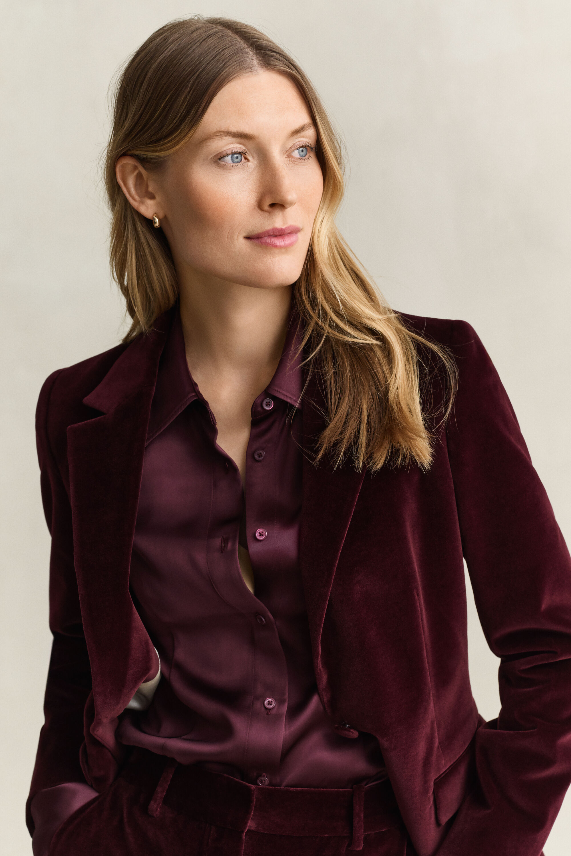 Blazer in velluto