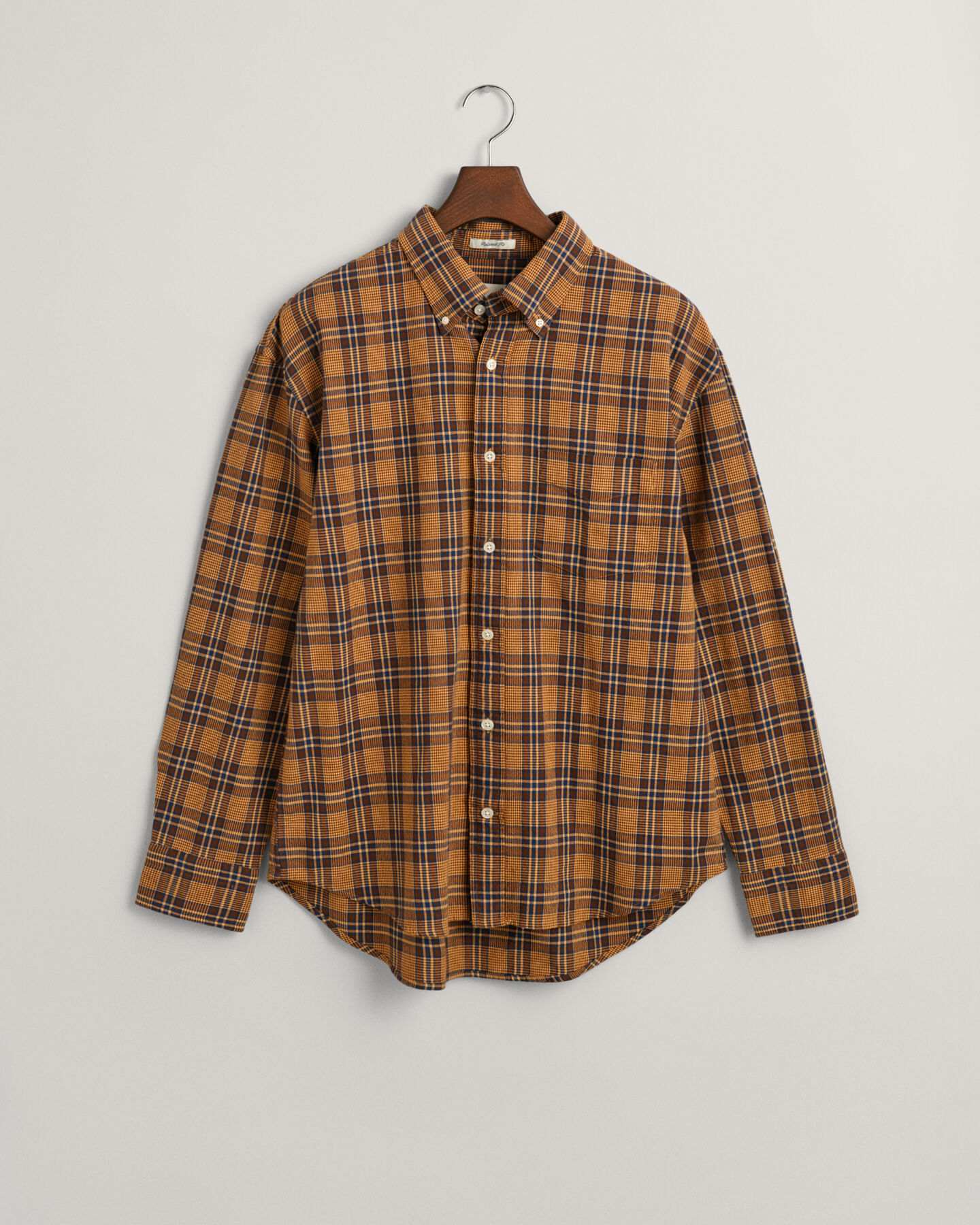 Camicia a quadri testurizzata relaxed fit