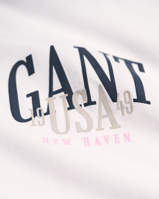 Maglia corta a maniche lunghe a contrasto Teen Girls