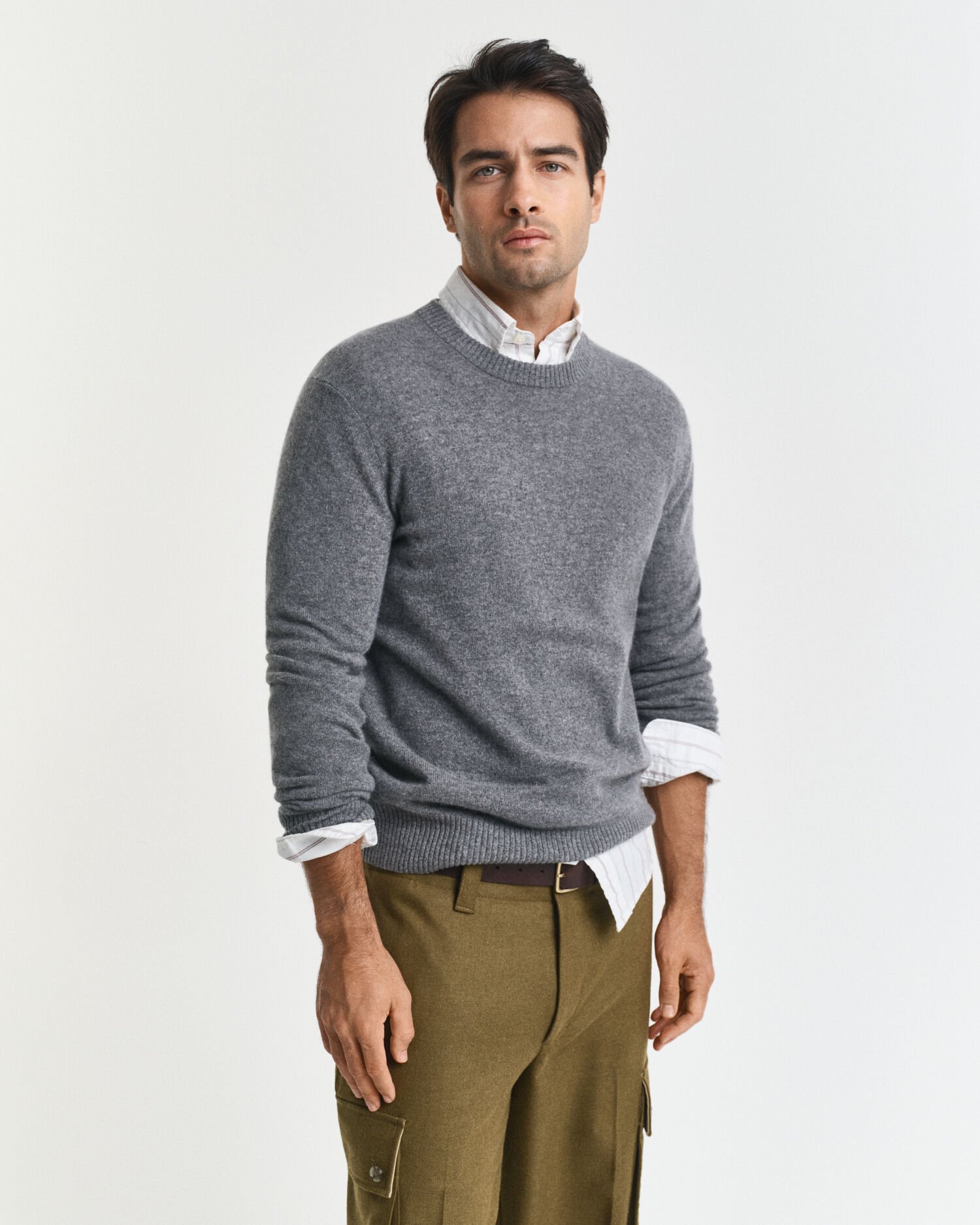 Maglia girocollo in cashmere
