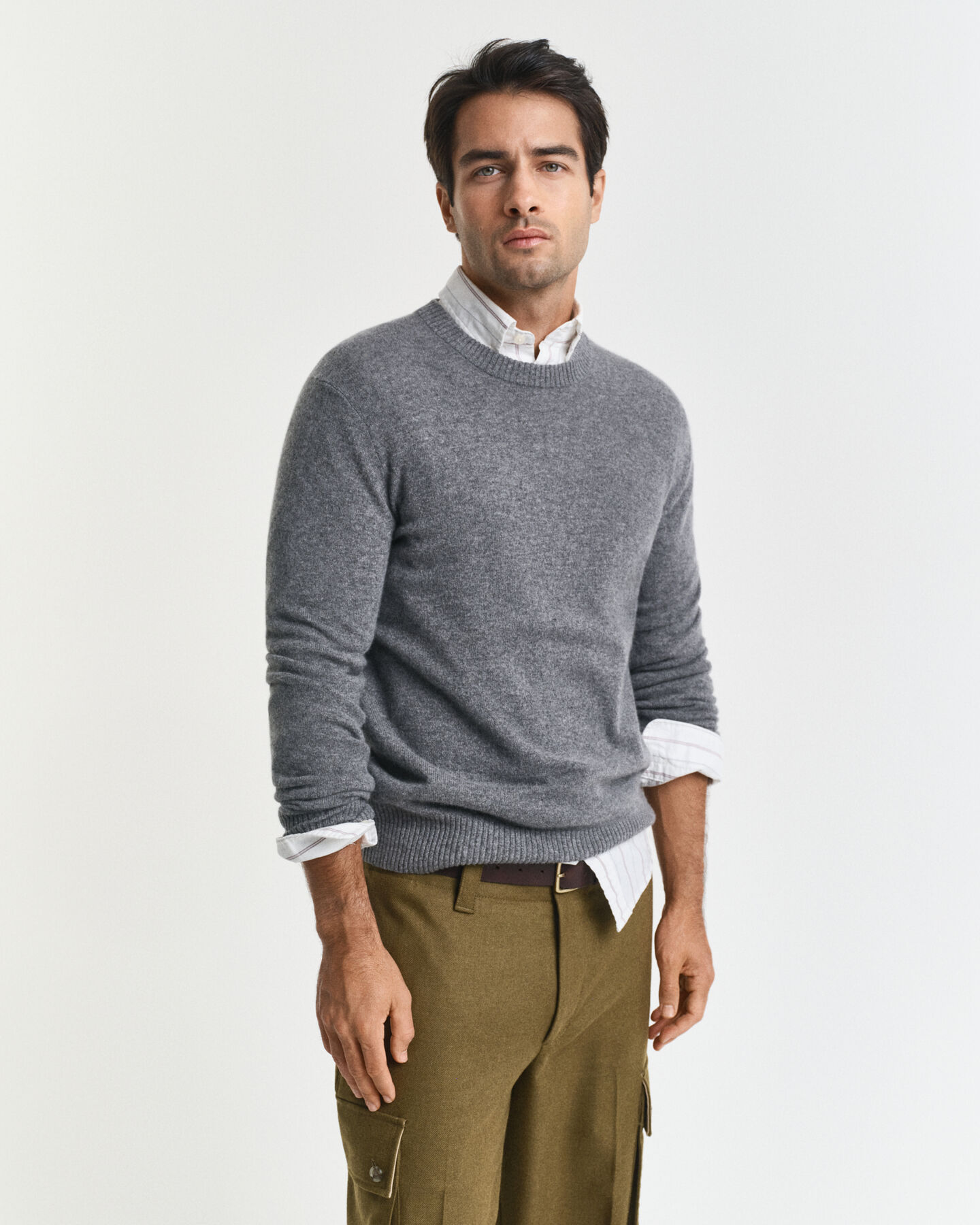 Maglia girocollo in cashmere