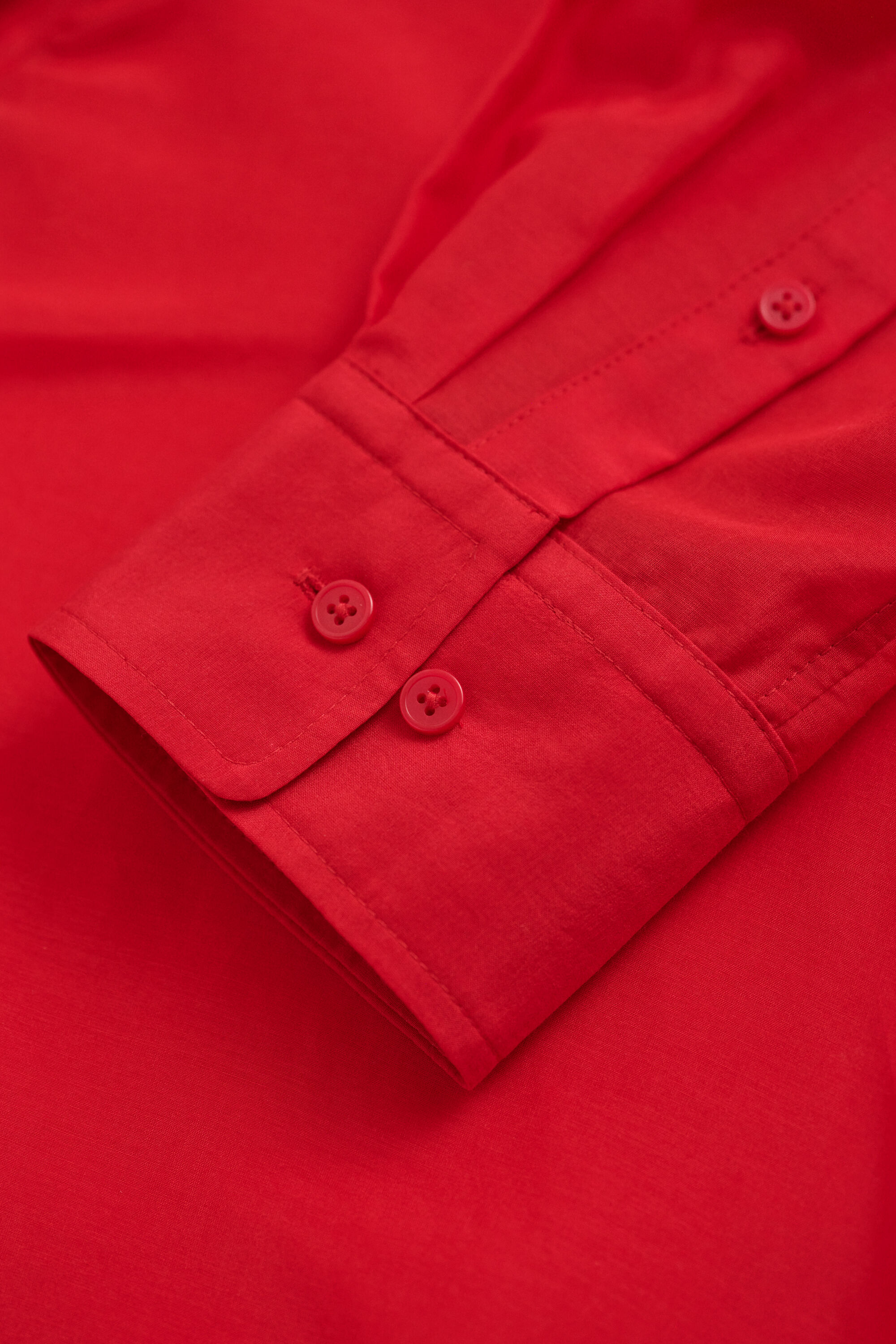 Camicia in cotone e seta con fiocco