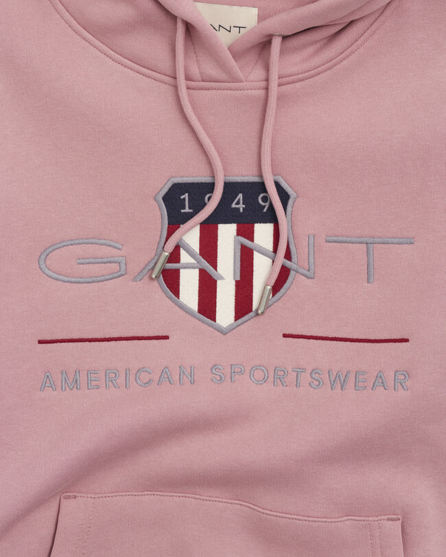 Felpa Archive Shield con cappuccio