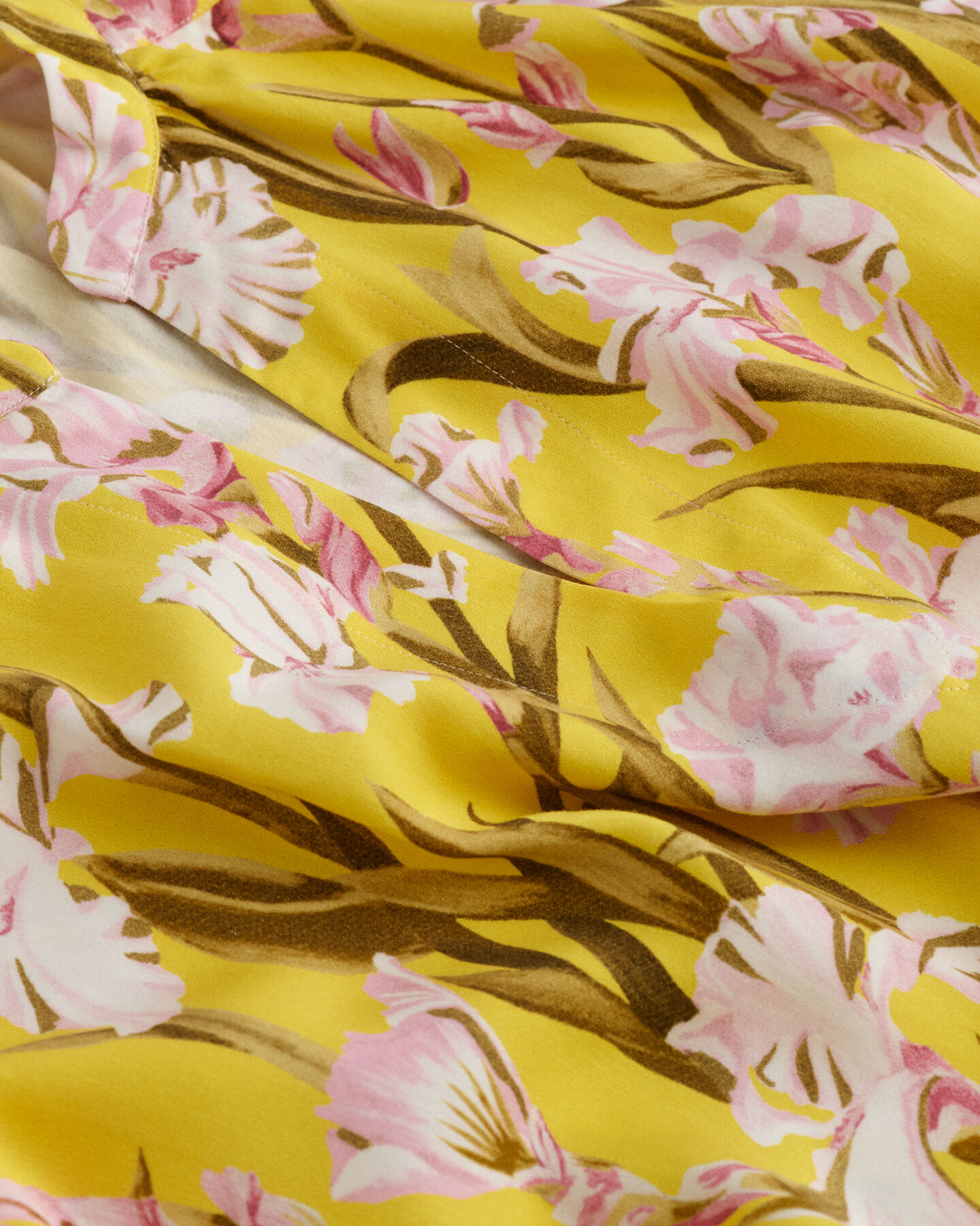 Caftano con stampa Iris