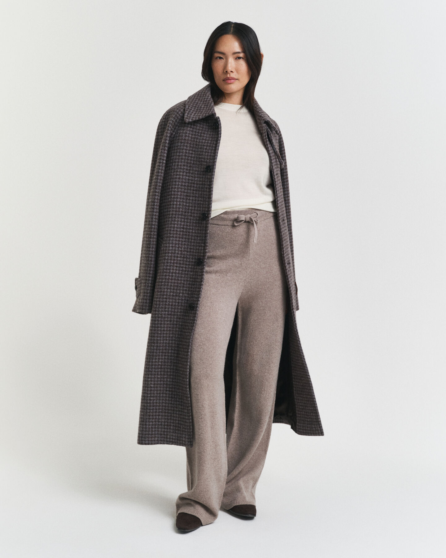 Maglia girocollo in finissima lana merino