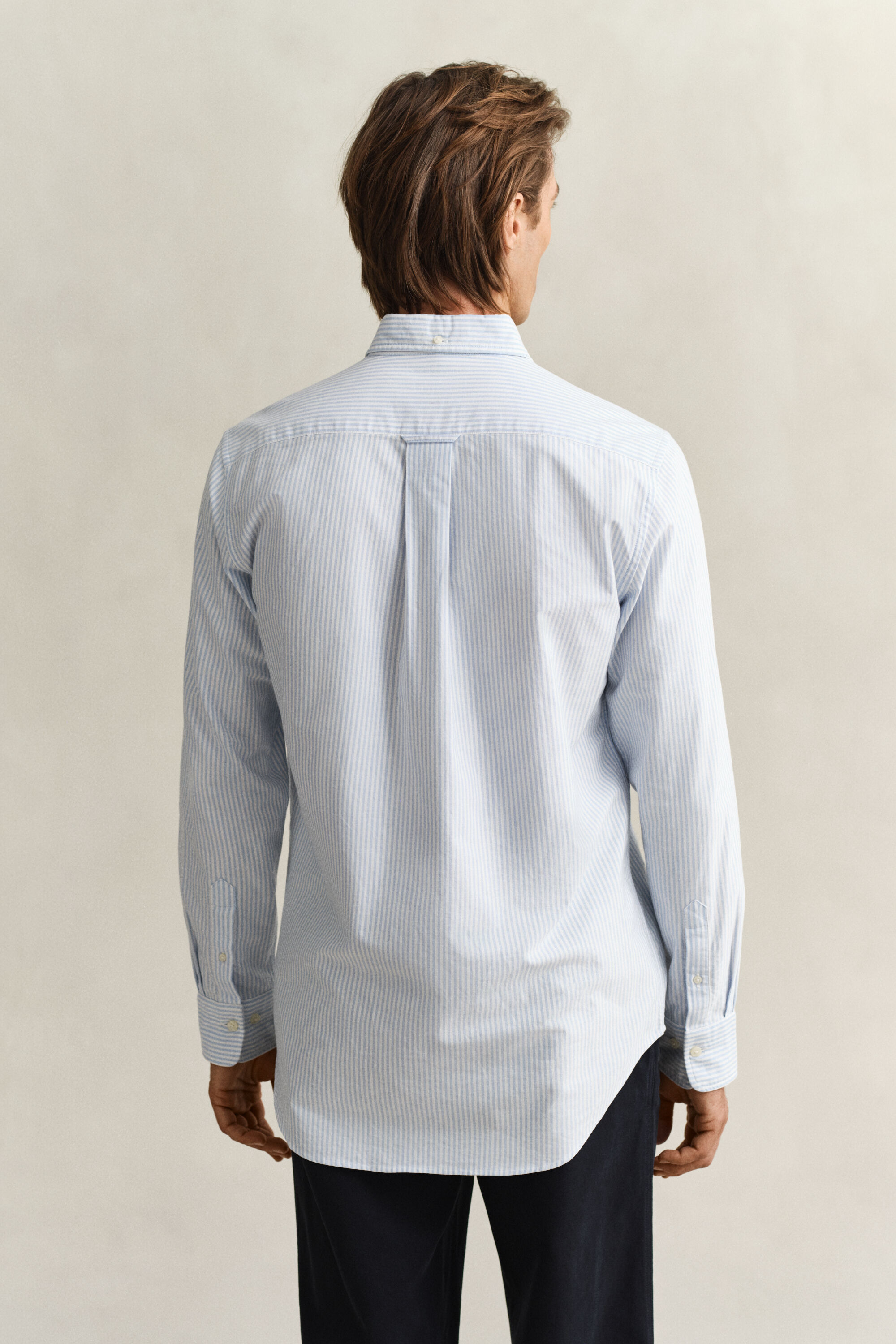 Camicia Oxford classica a righe Banker