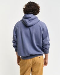 Felpa con cappuccio d&eacute;lav&eacute; vintage