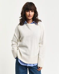 Maglia girocollo in cashmere