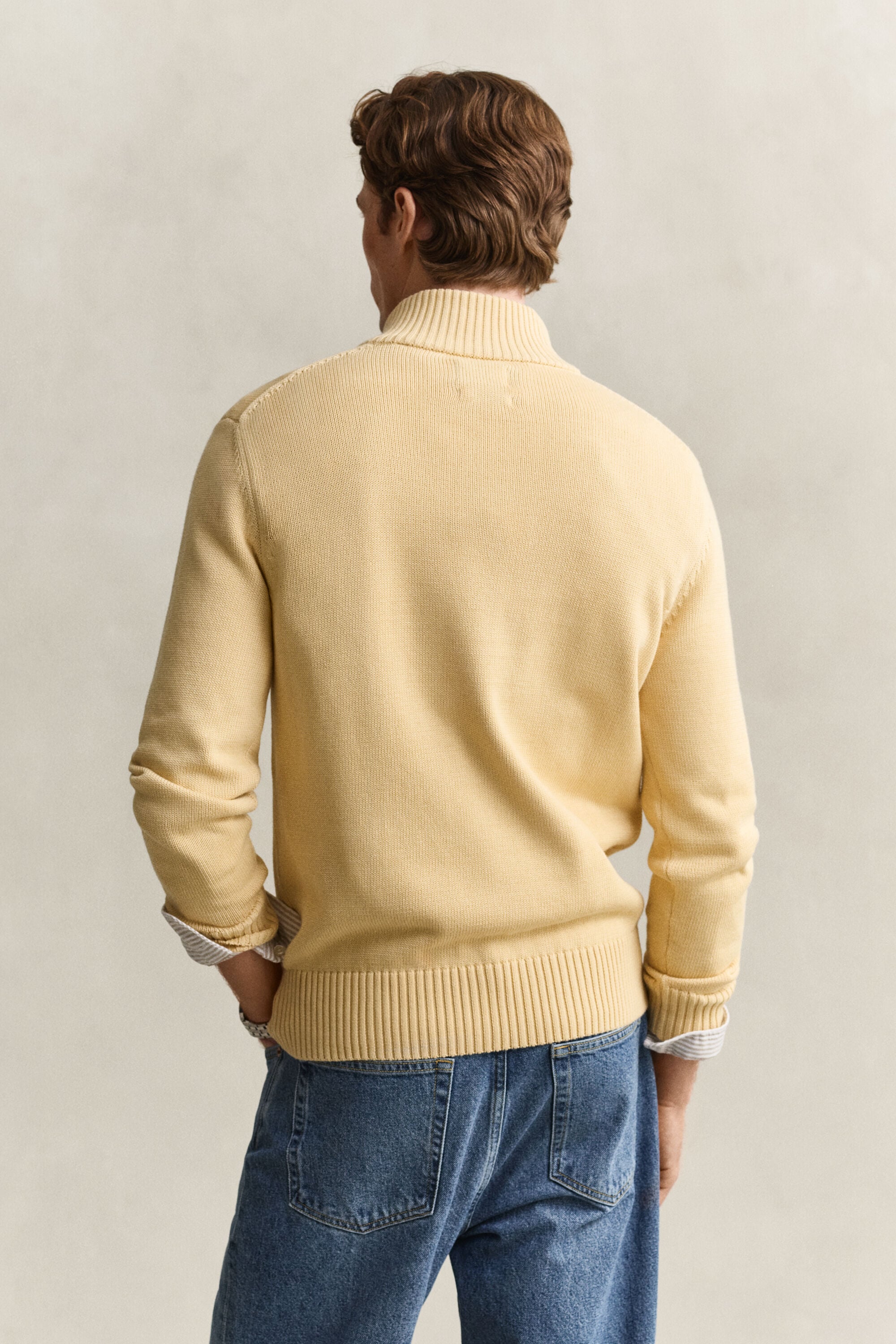 Maglia in cotone Supima con bottoni