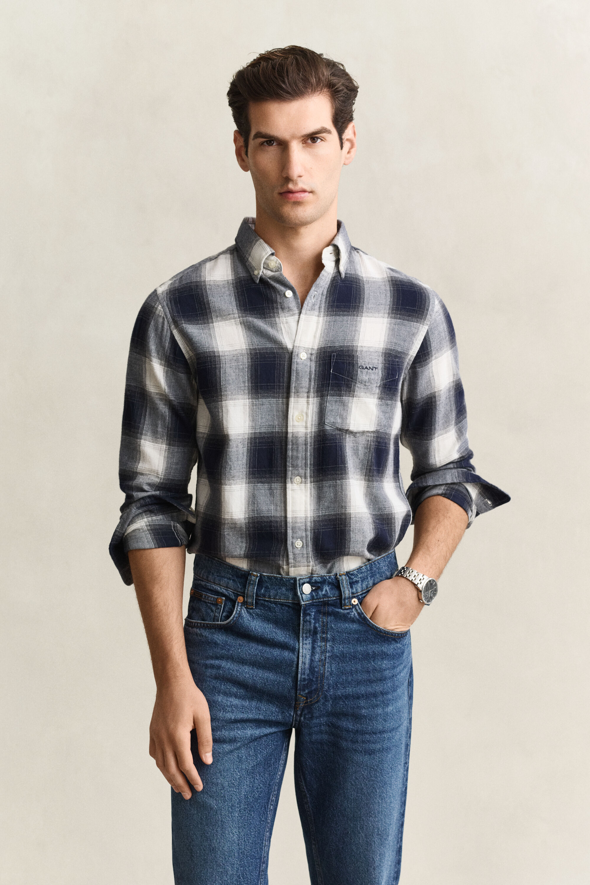 Camicia in flanella a quadri Windblown