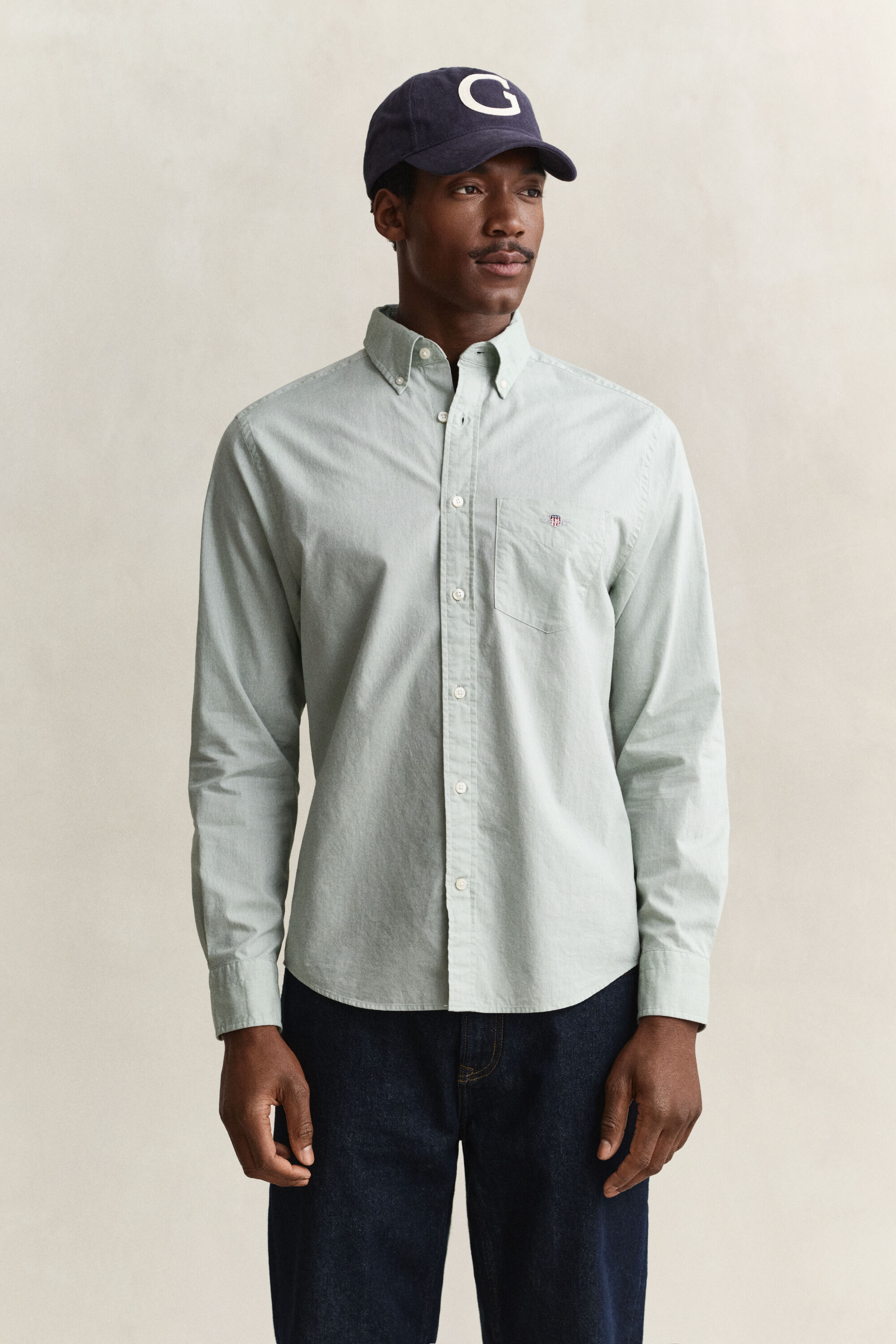 Camicia classica in popeline regular fit