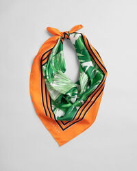 Foulard di seta con stampa Palm Breeze
