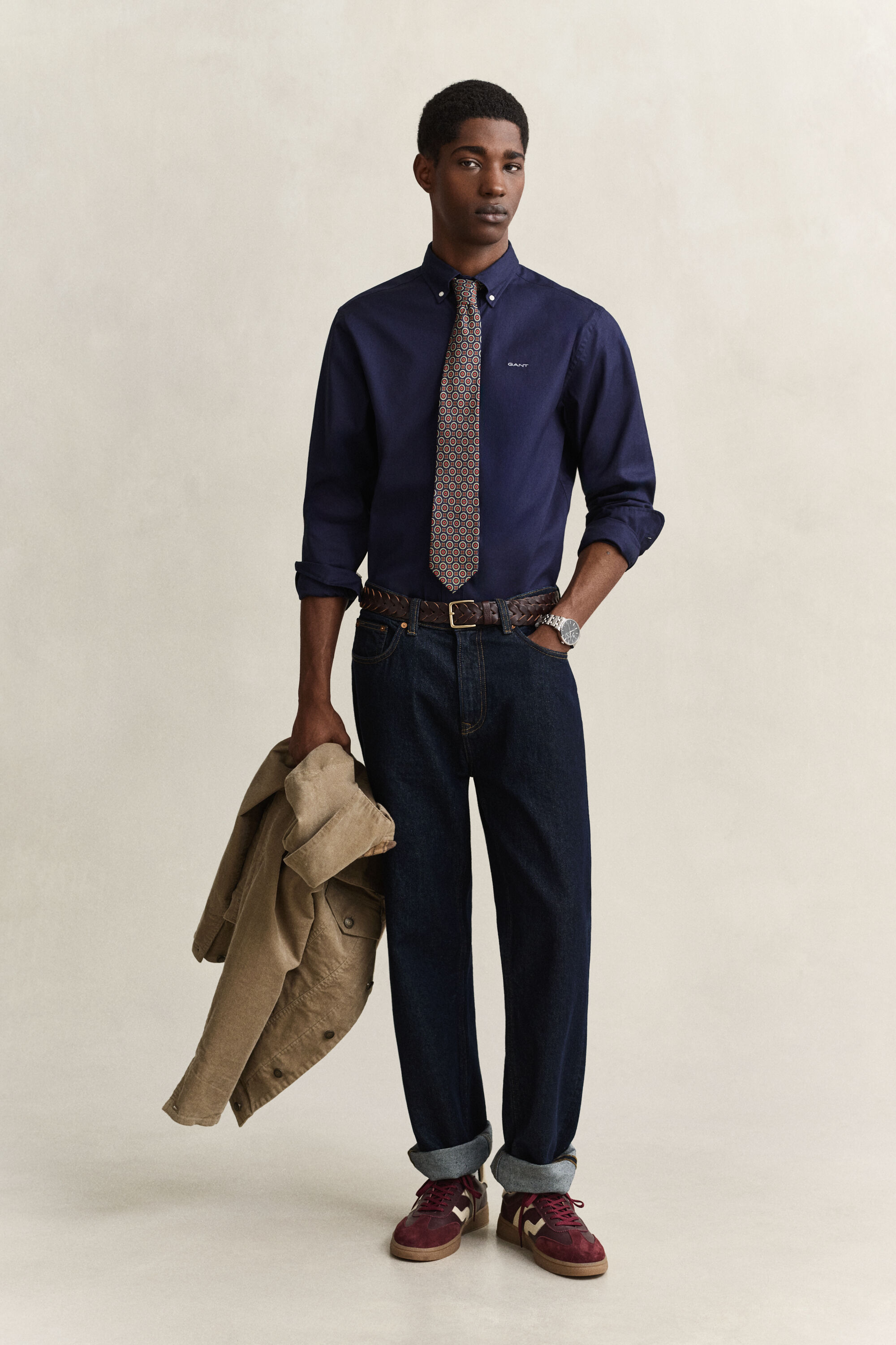 Camicia Oxford pinpoint regular fit