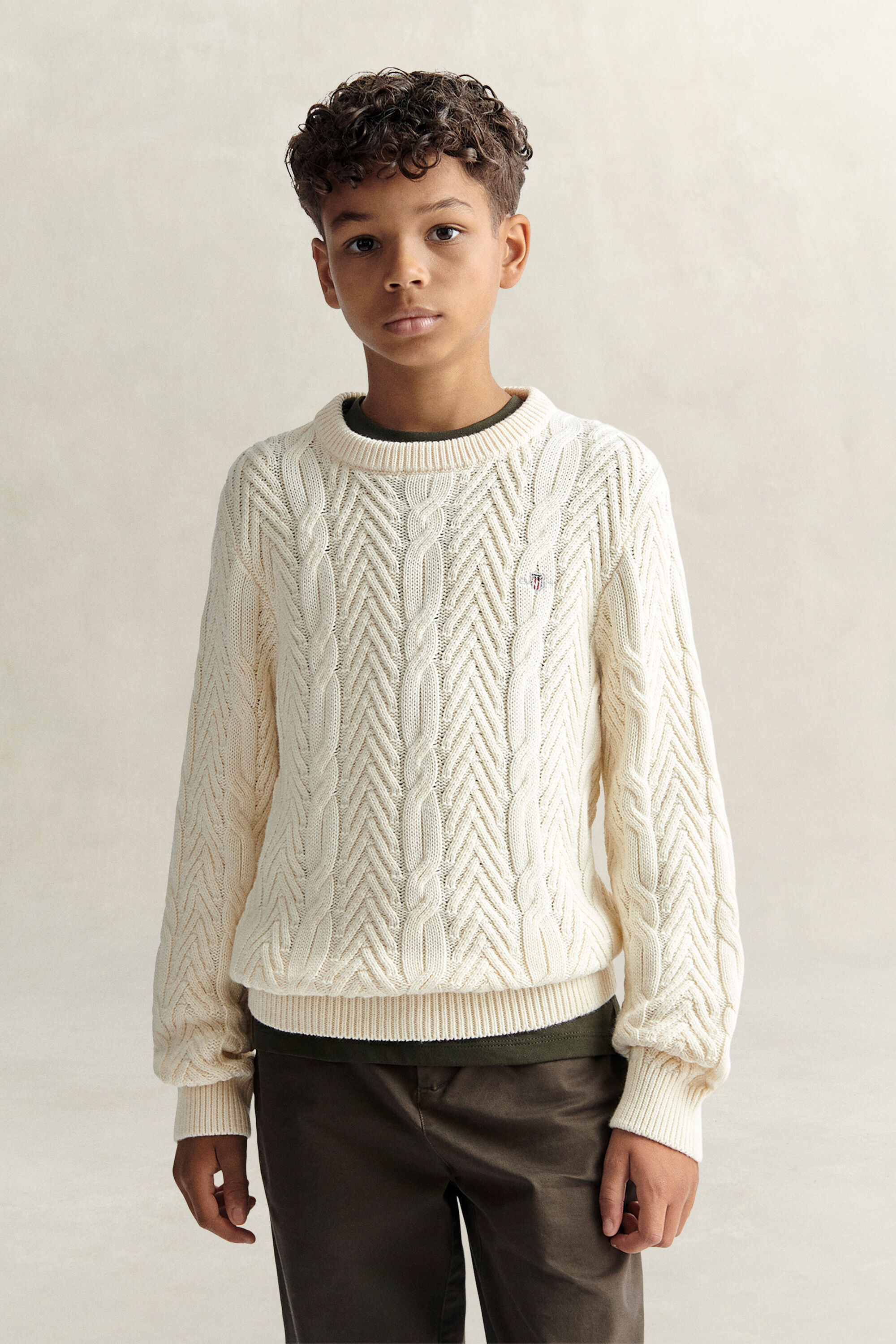 Maglia a trecce Teen Boys
