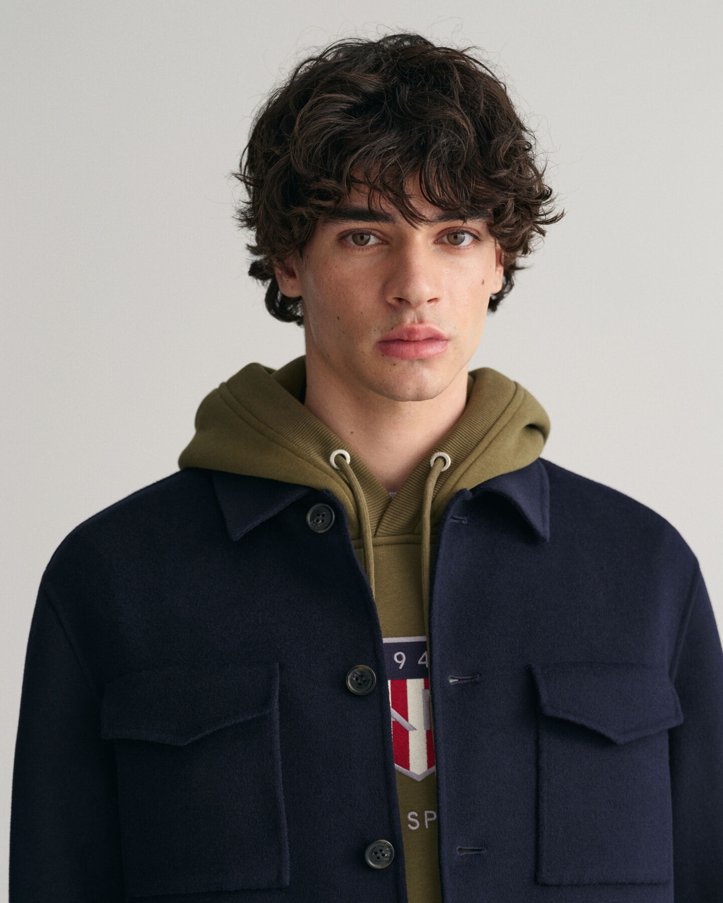 Giacca cucita a mano a 4 tasche