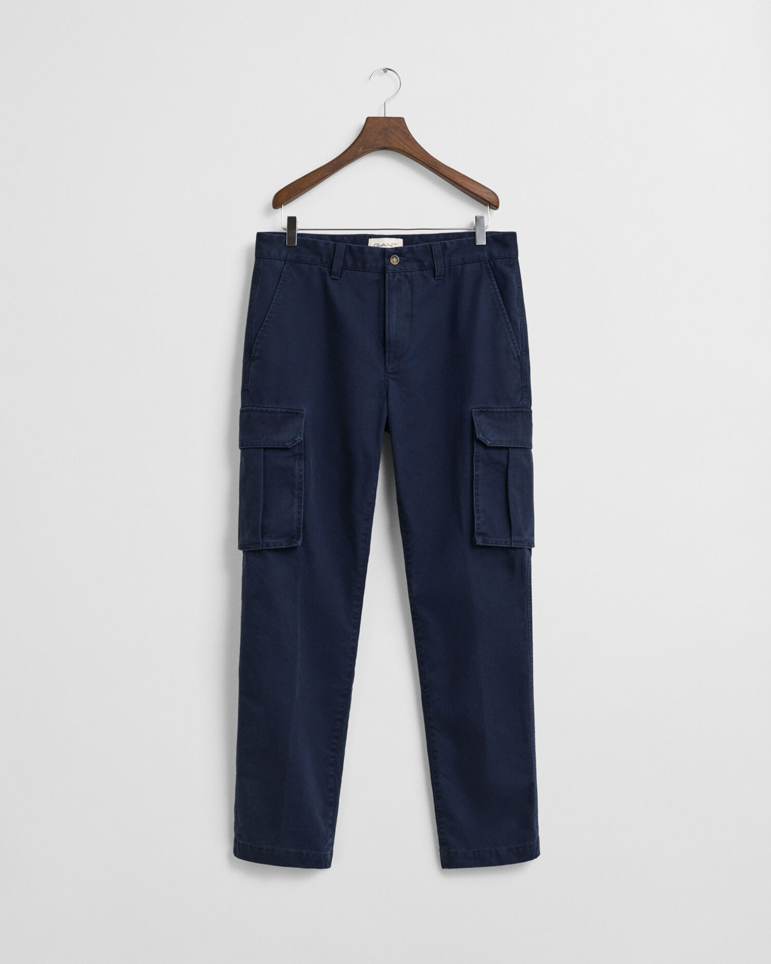 Pantaloni cargo in twill di cotone regular fit