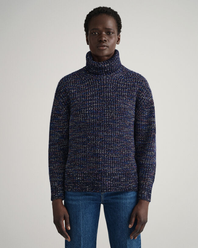 Maglia dolcevita multicolore