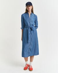 Abito chemisier in chambray