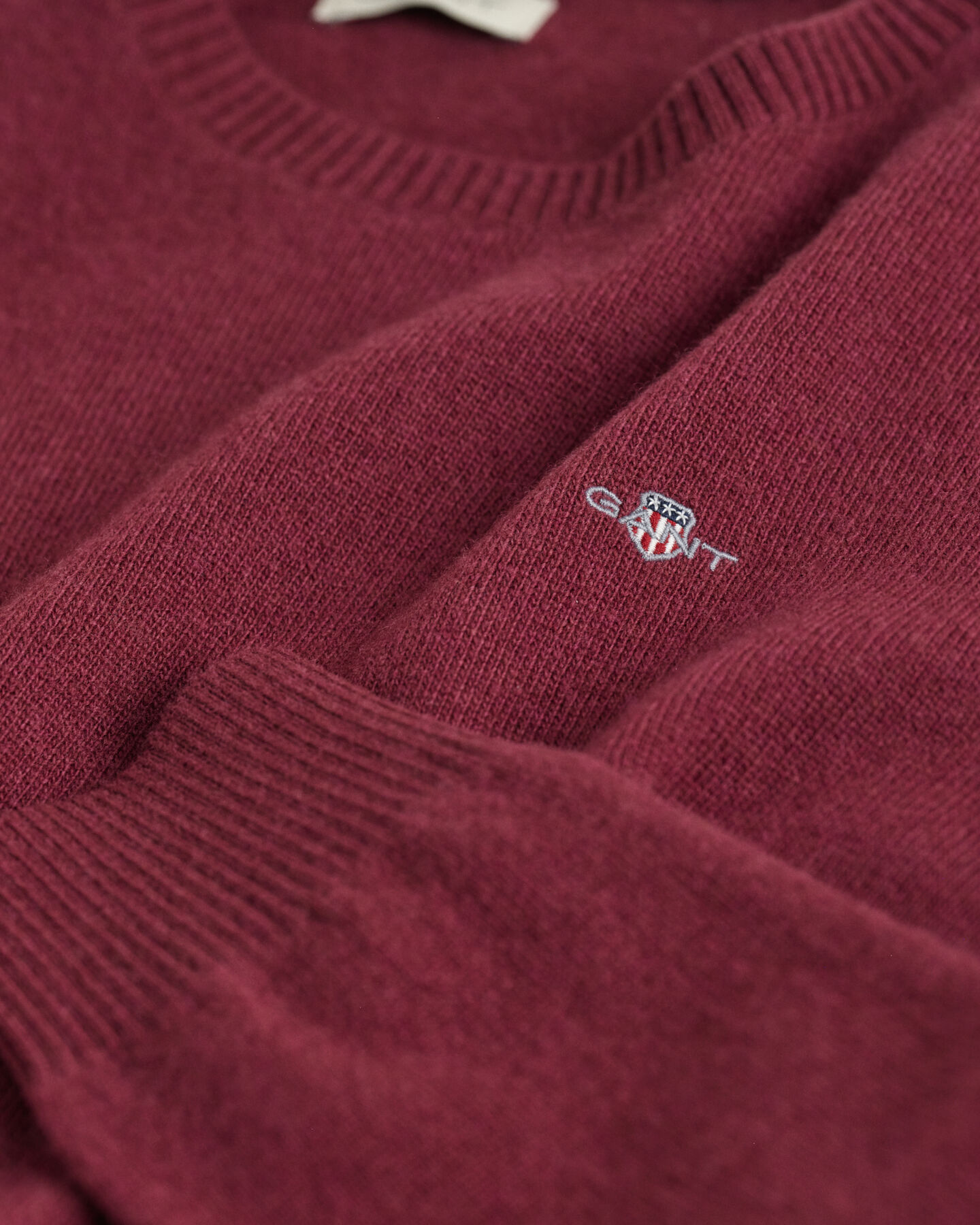 Maglia girocollo in lana d&rsquo;agnello Shield Teens