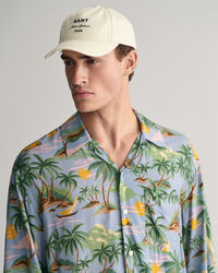 Camicia a maniche corte Hawaiian Print relaxed fit