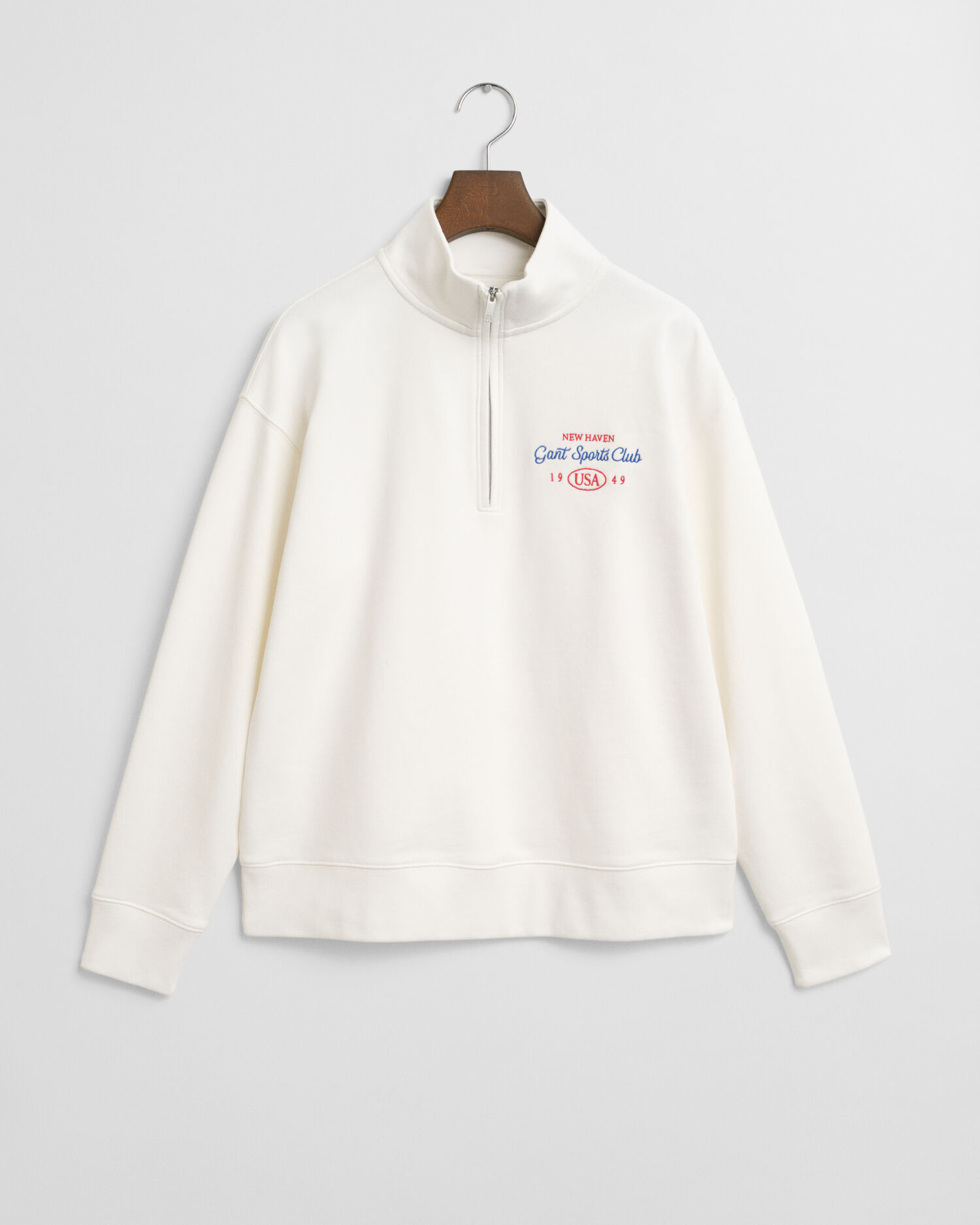 Felpa Graphic con zip corta