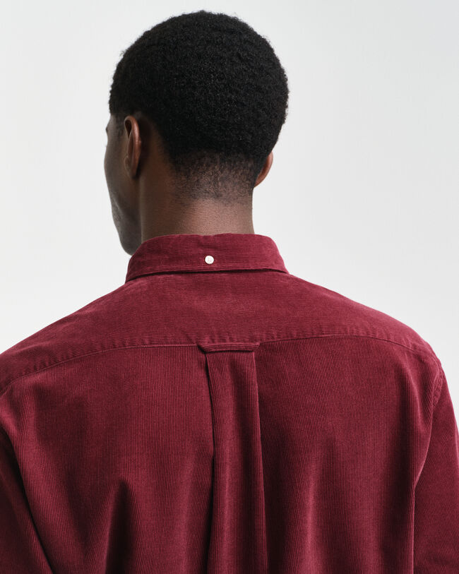 Camicia in velluto a coste regular fit